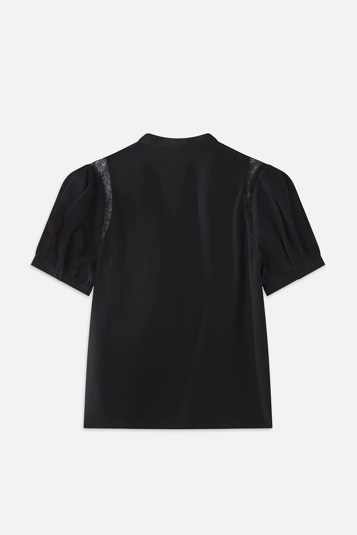 Blusa con hombros descubiertos y encaje Frame