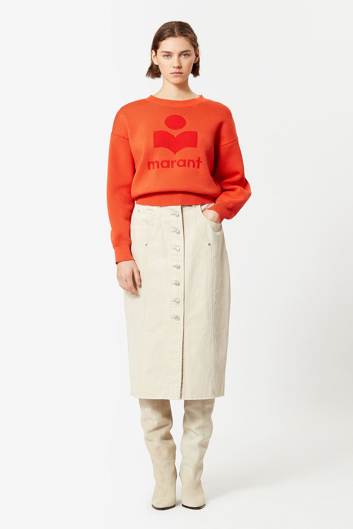 Falda vaquera Vandy de Isabel Marant Étoile