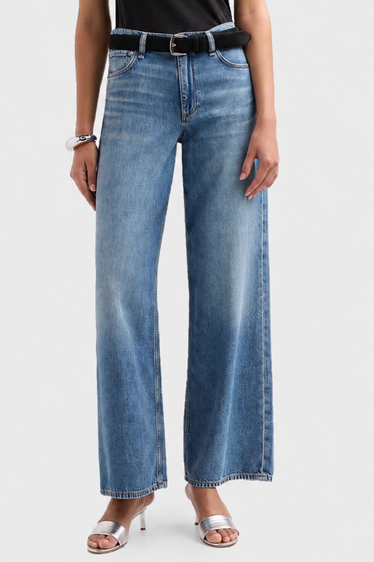 Rag & Bone Flexi Andi Wide Leg Jeans - Toni