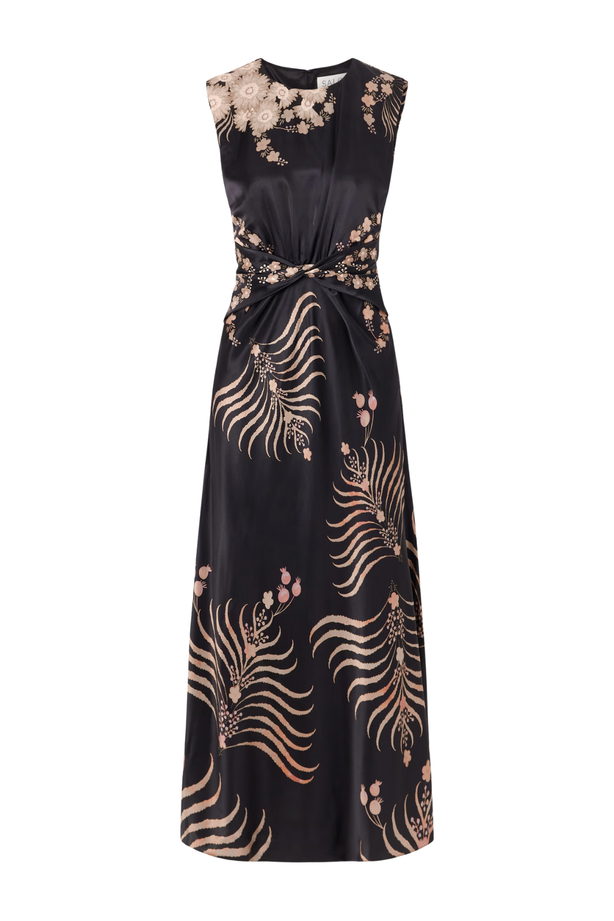 Saloni Gwen Dress - Golden Palm