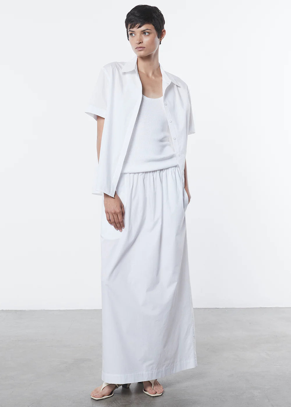 Enza Costa Poplin Resort Shirt