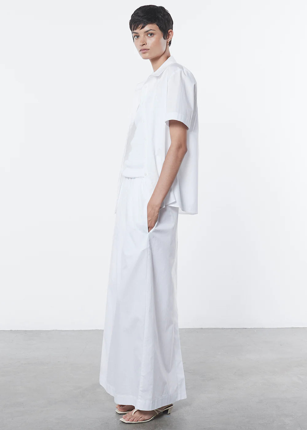 Enza Costa Poplin Resort Shirt