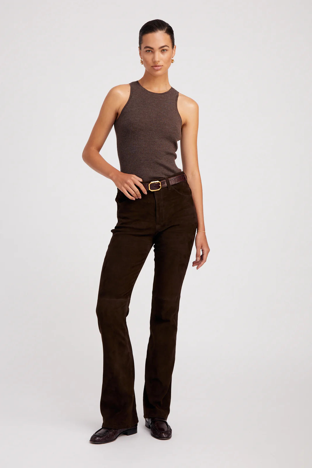 SPRWMN 5 Pocket Micro Flare Pants