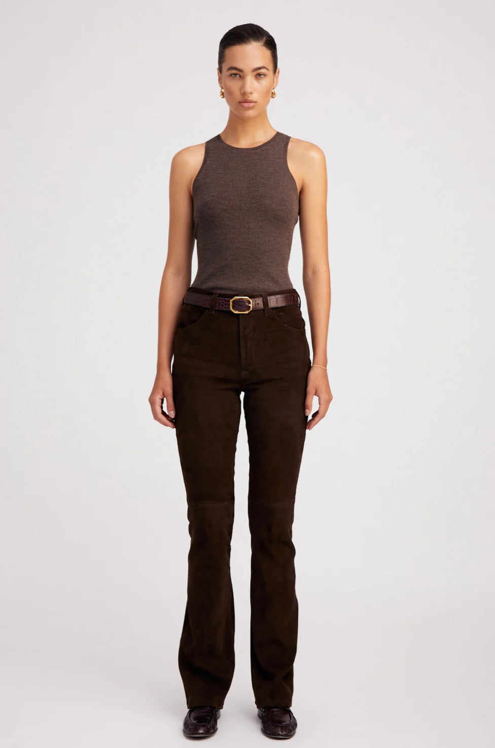 SPRWMN 5 Pocket Micro Flare Pants