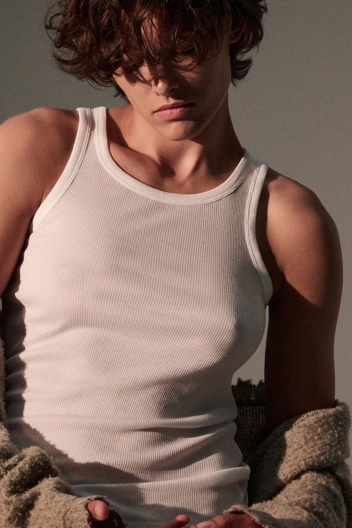 Majestic Filatures Lyocell Cotton Rib Scoopneck Tank