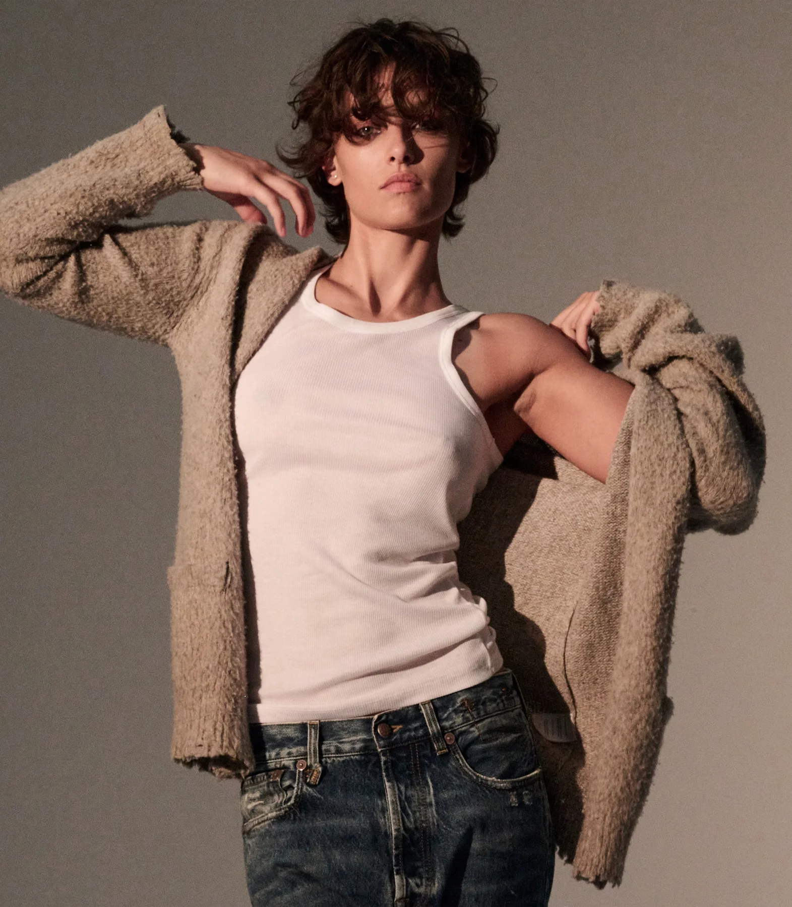 Majestic Filatures Lyocell Cotton Rib Scoopneck Tank