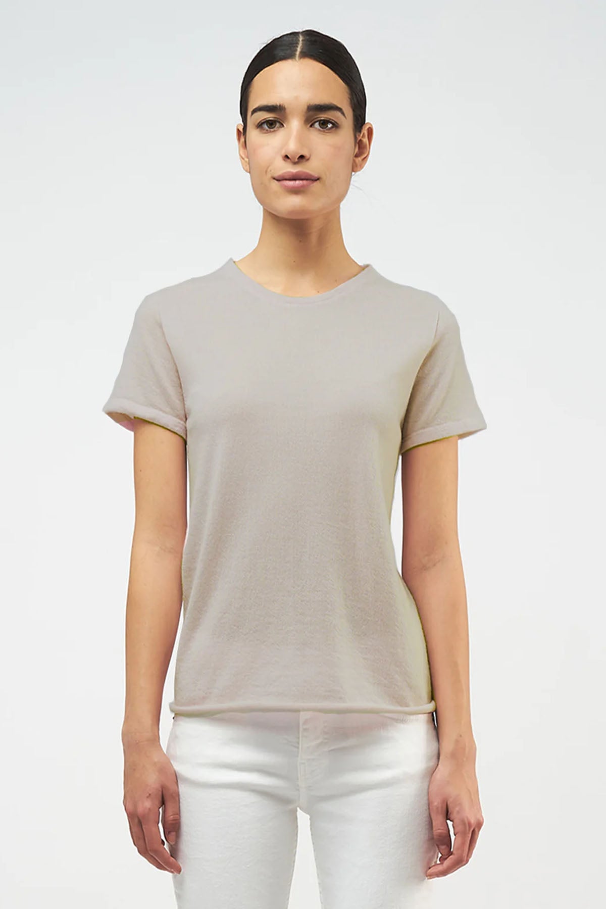Majestic Filatures Cashmere Short Sleeve Crewneck