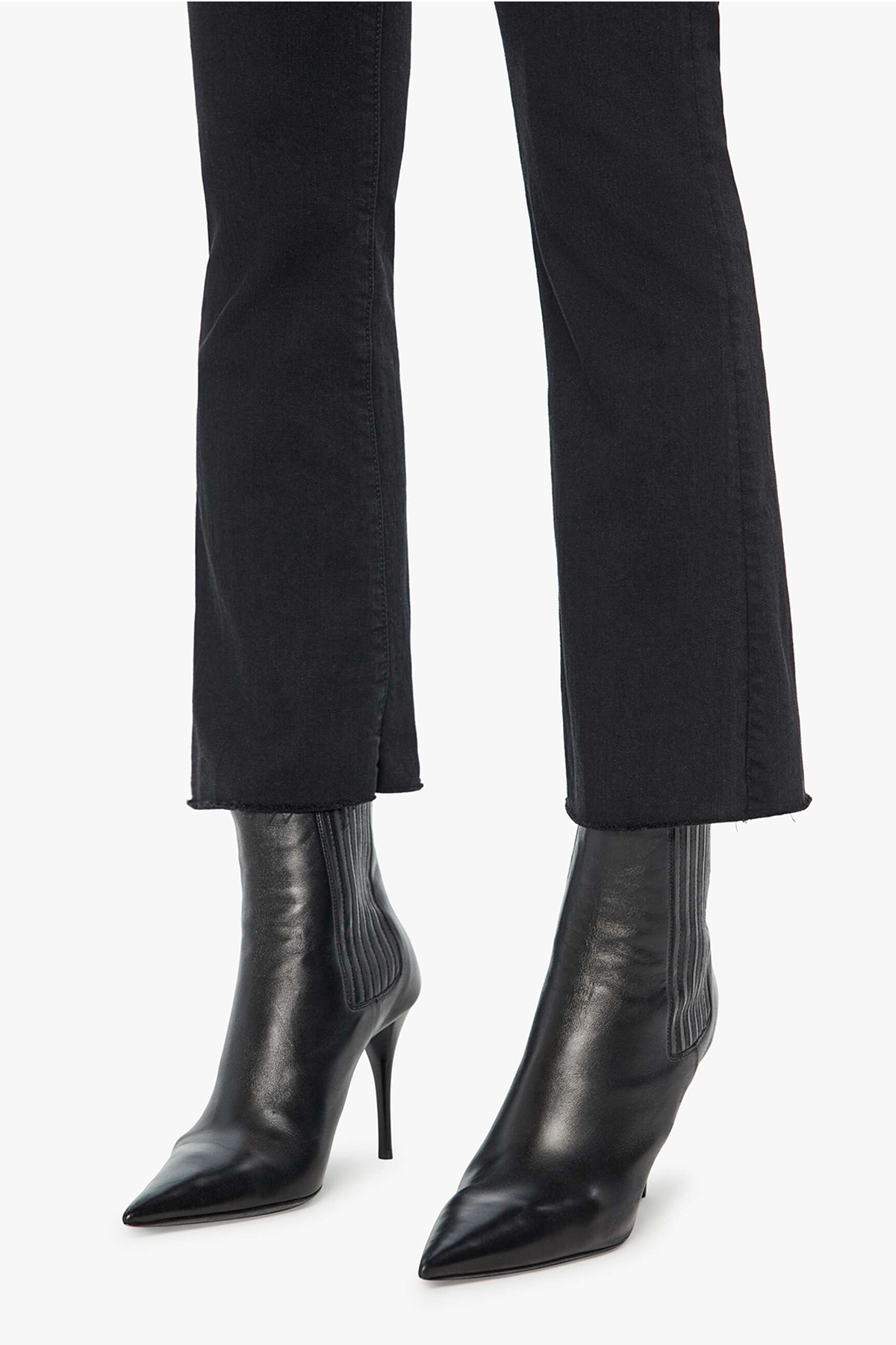 Vaqueros deshilachados hasta los tobillos Mother The Hustler