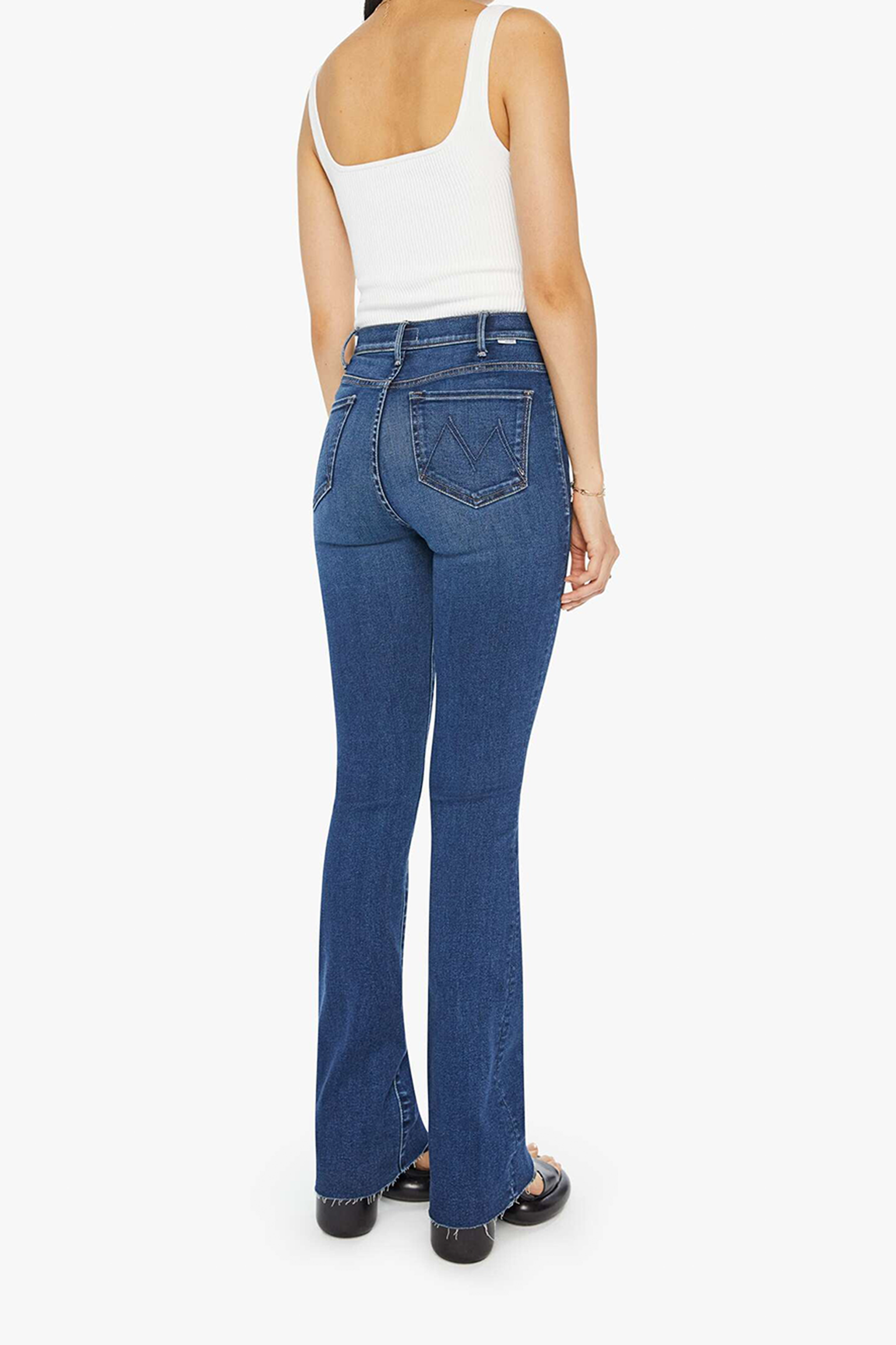 Mother The Hustler Heel Fray Jeans