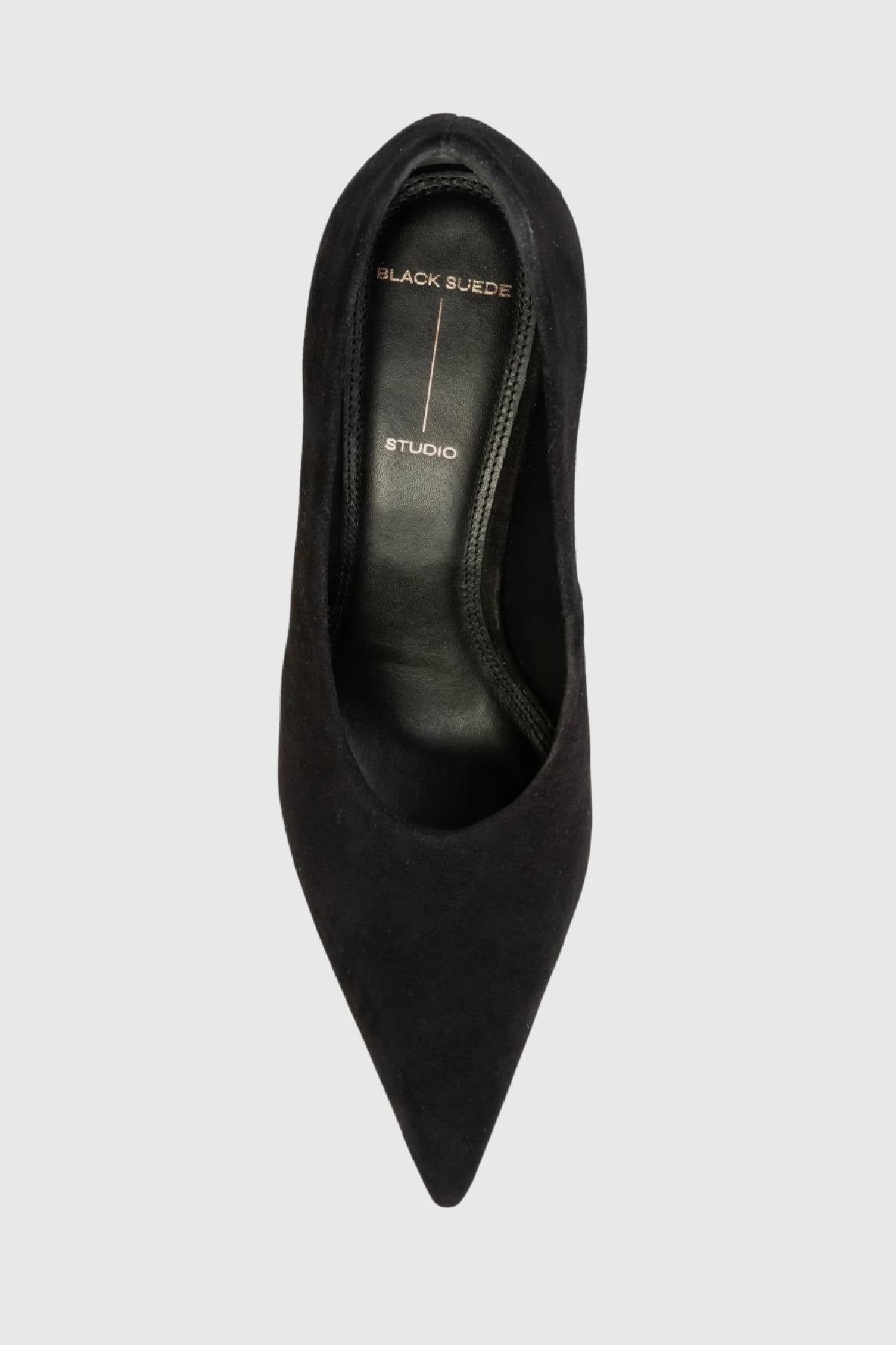 Black Suede Studio Jona 80 Pump