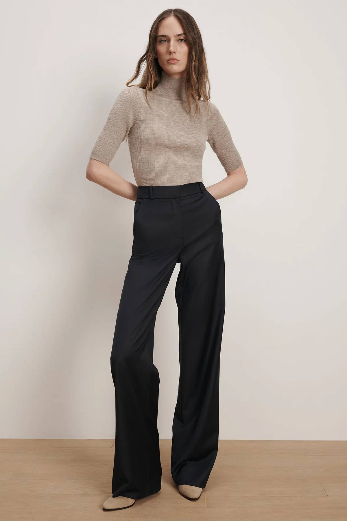 Veronica Beard Eaton Wide-Leg Pant