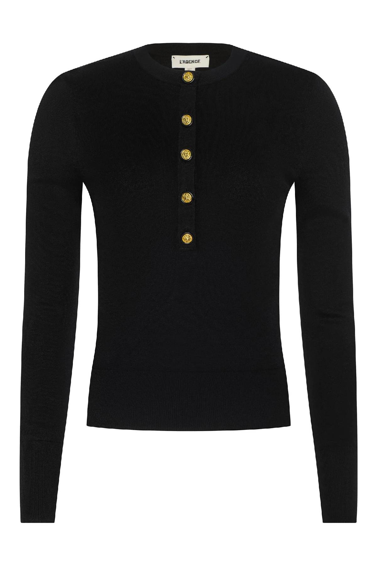 L’AGENCE Ronda Knit Henley Top
