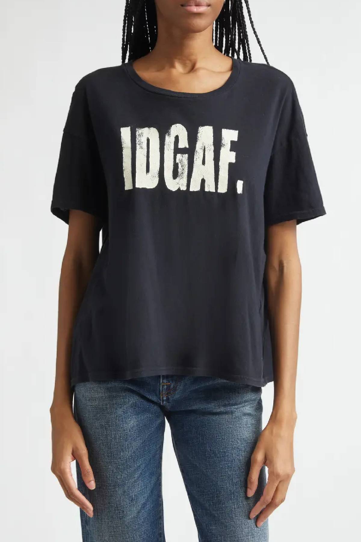 R13 I Don't Give A F Relaxed T-Shirt