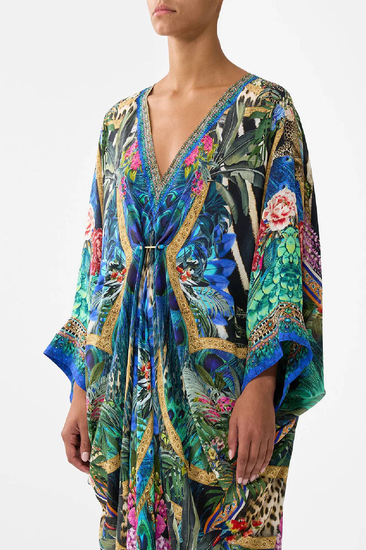 Camilla Pierced V-Neck Kaftan