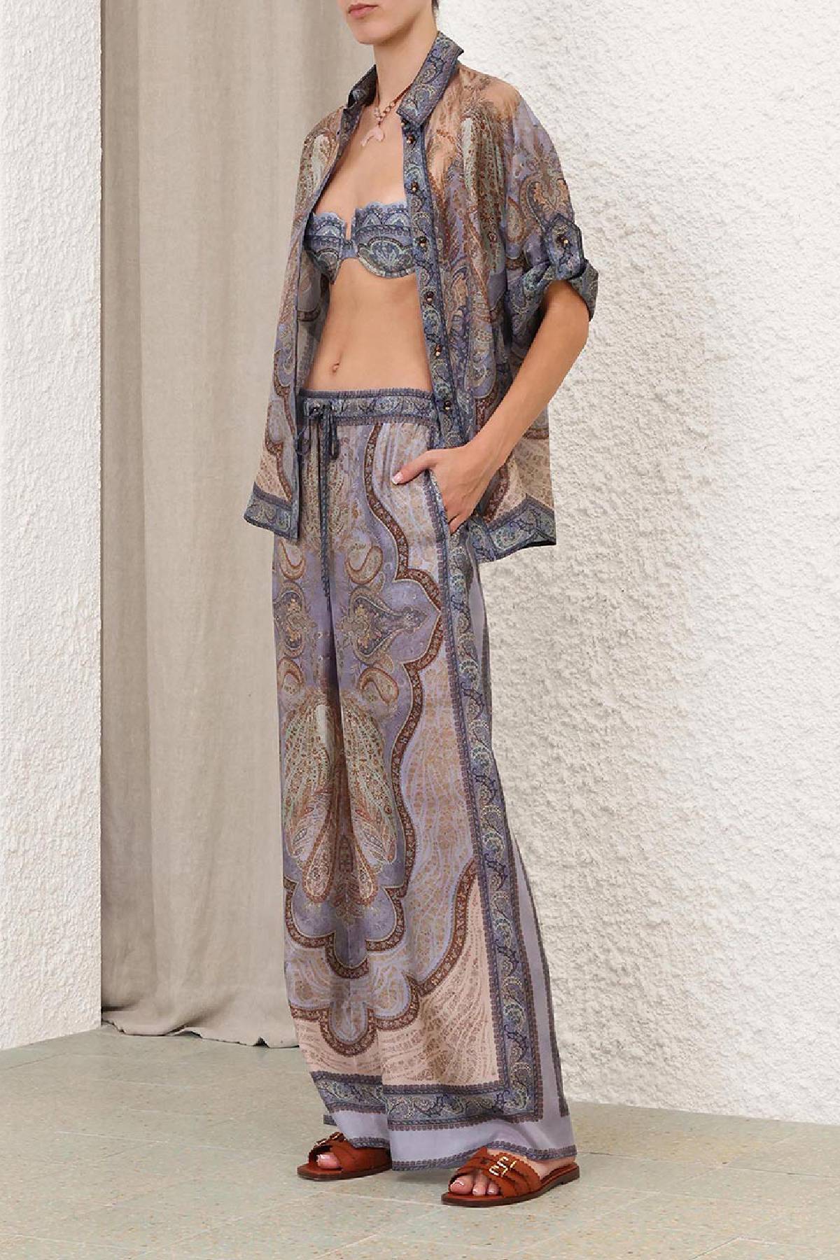 Zimmermann Wanderlust Relaxed Pant