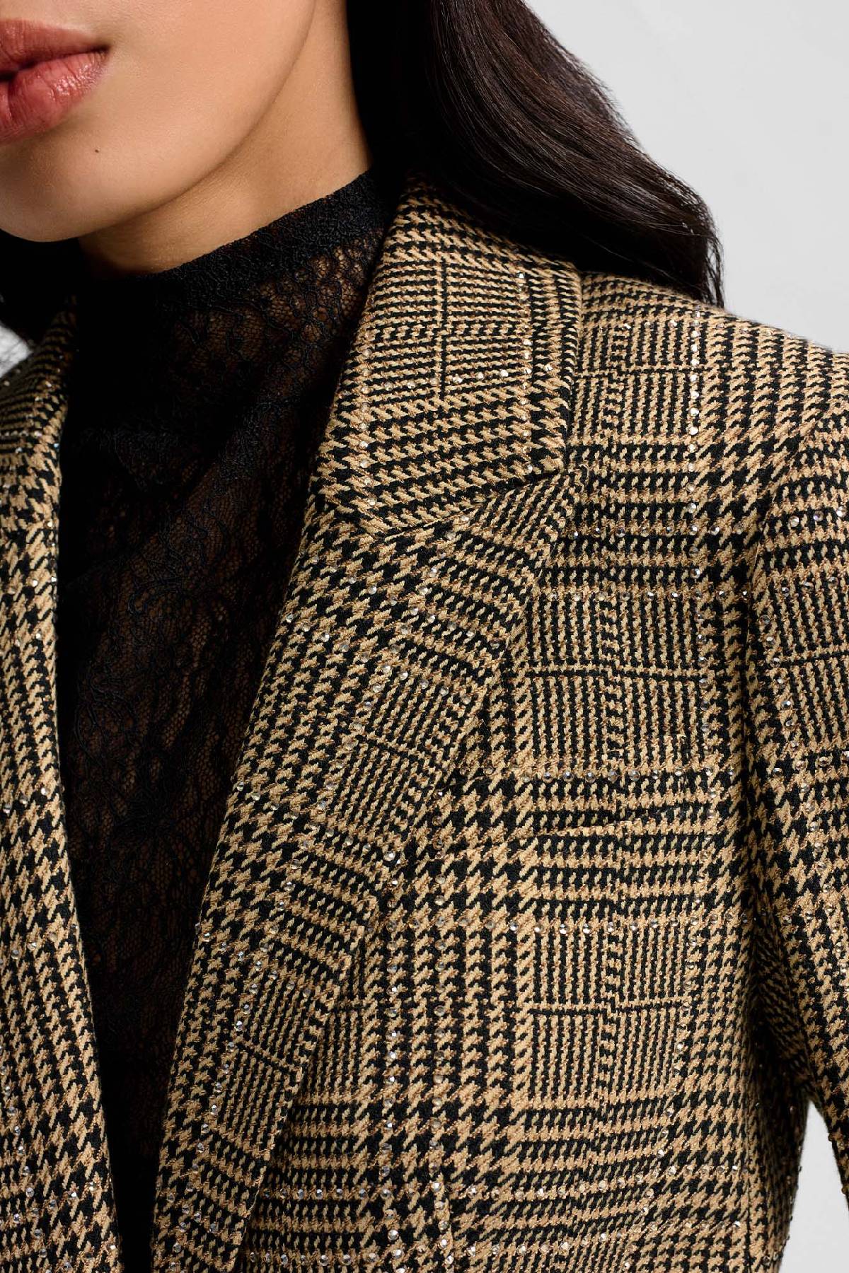 Veronica Beard Kendryn Dickey Jacket With Rhinestones