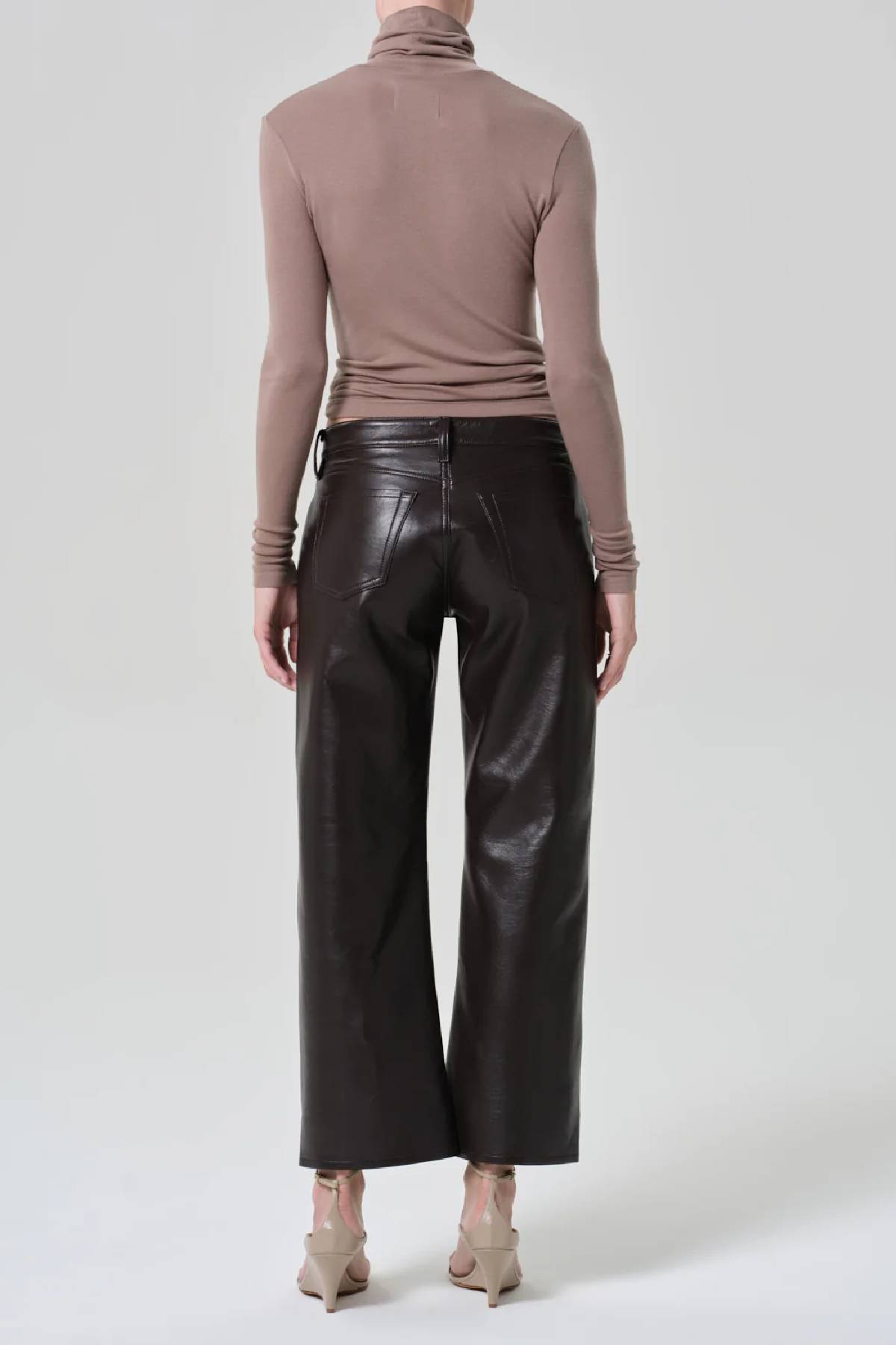 Citizens of Humanity Faye Vintage Straight Recycle Leather Pant