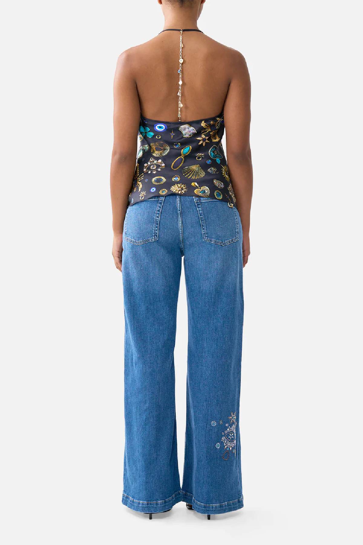 Camilla Chain Detail Bias Cami