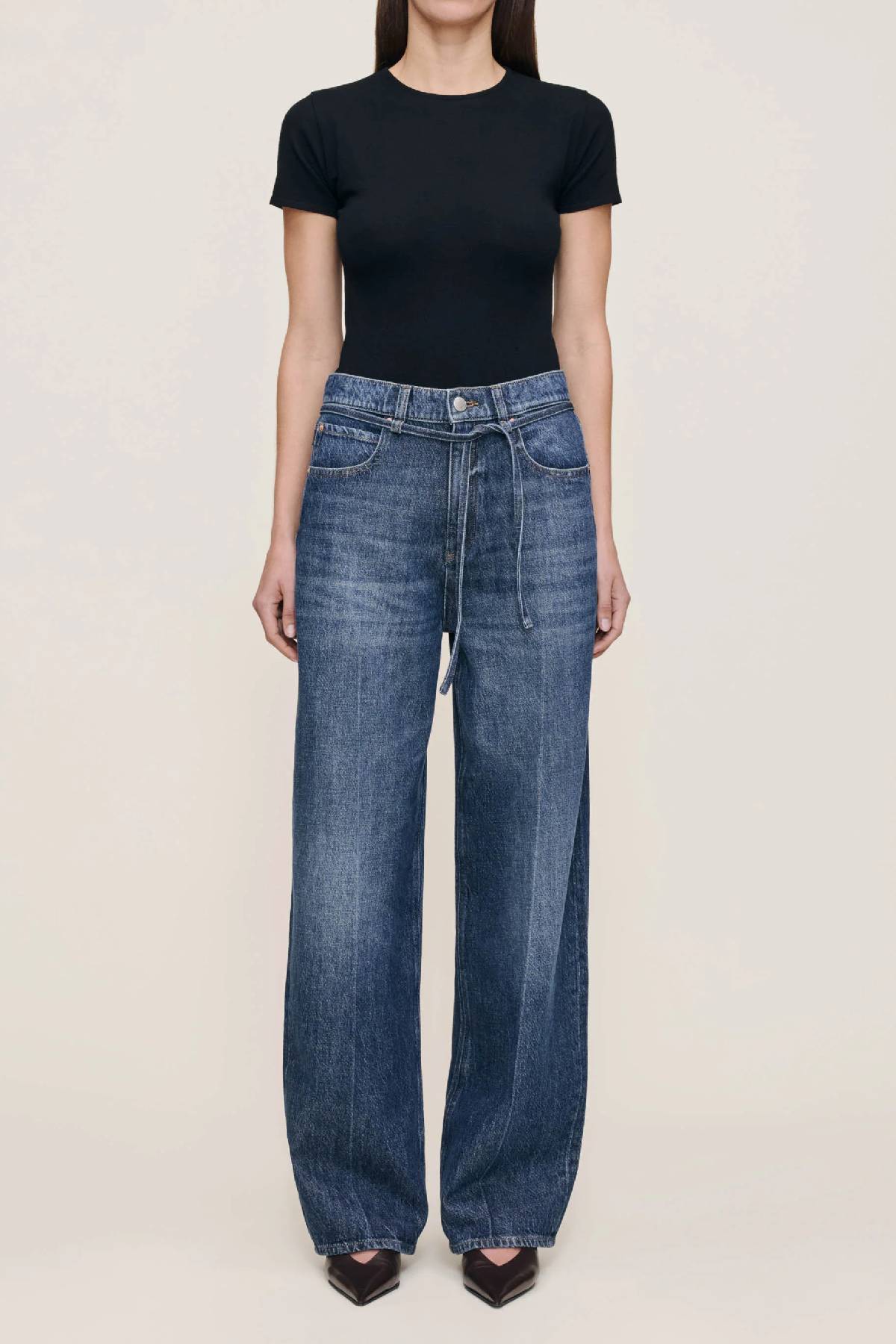 DL1961 Casie Relaxed Wide Leg 31" Jeans