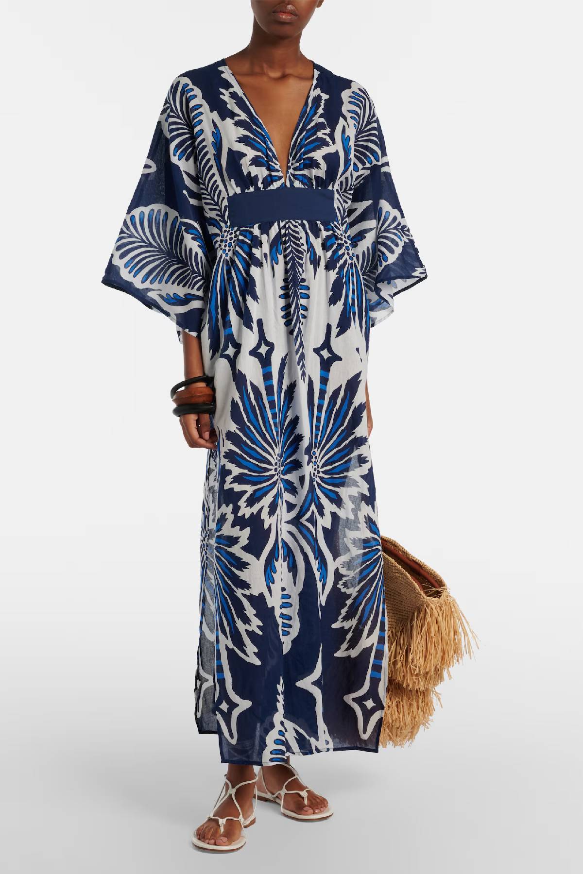 Poupette St Barth Kaftan Sol Cotton Mousseline