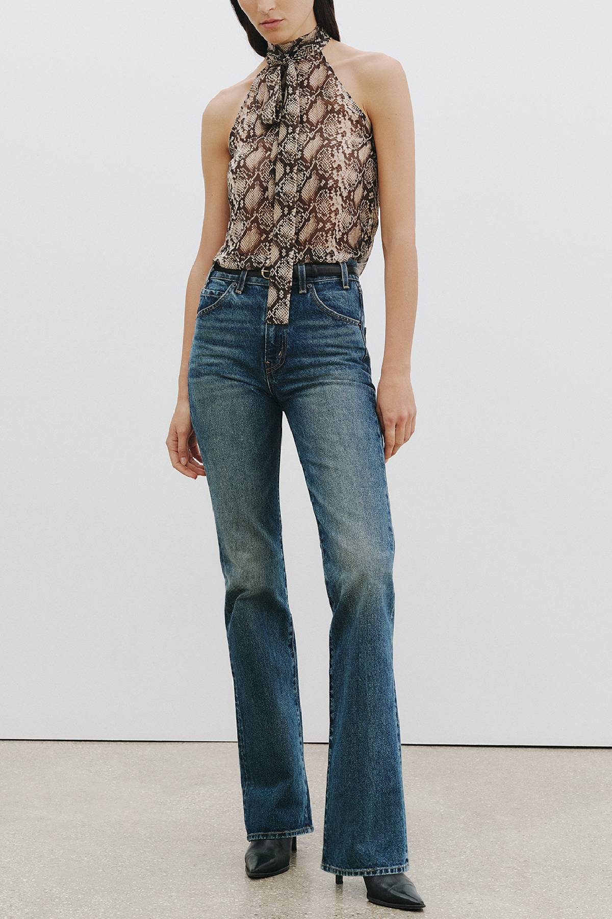 Nili Lotan Alla Halterneck Top