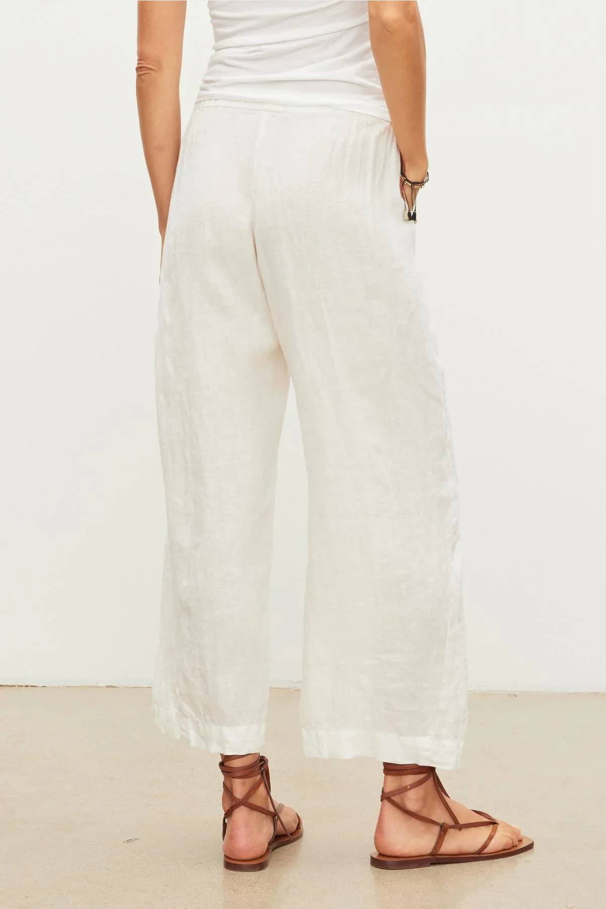 Velvet Lola Woven Linen Pant