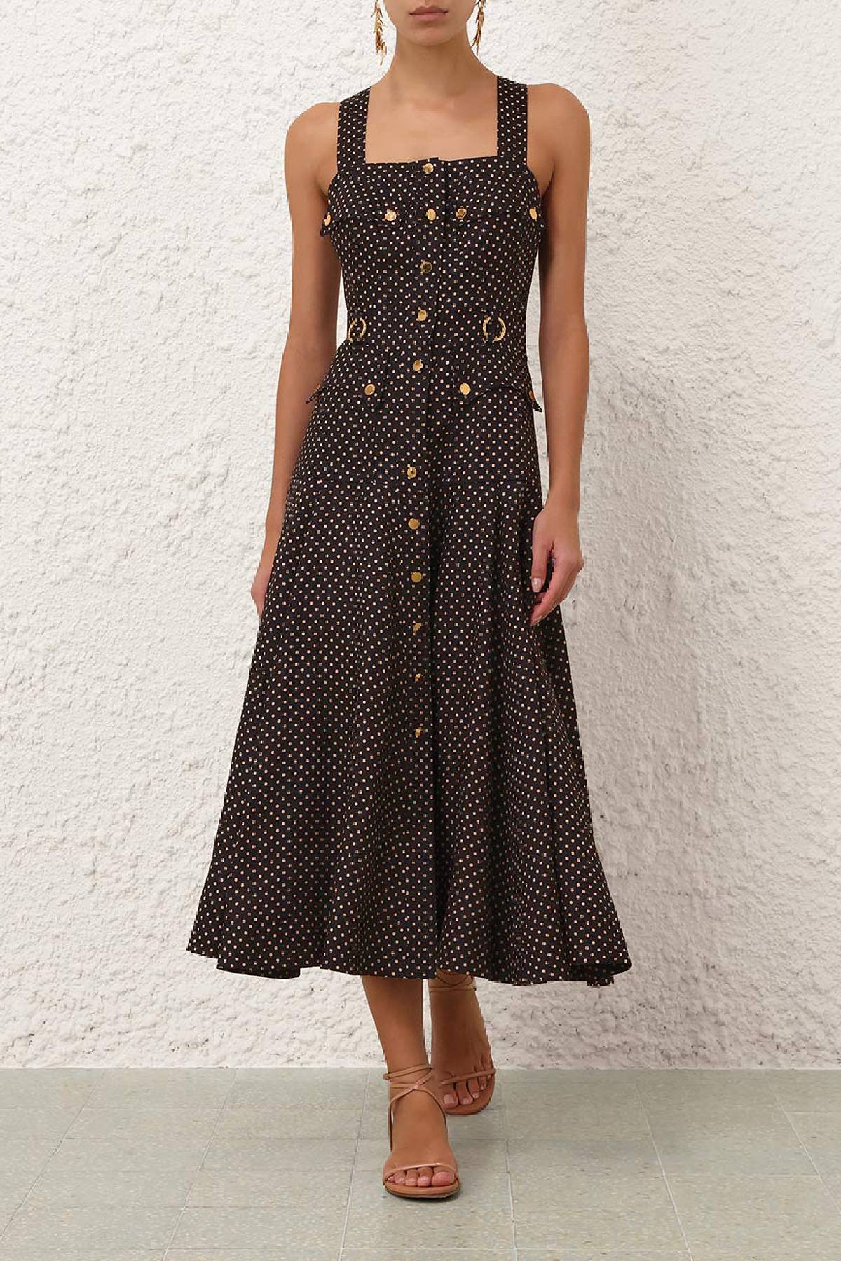 Zimmermann Luna Cargo Picnic Dress