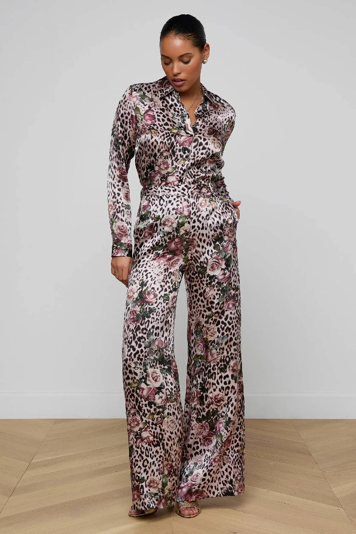 L’AGENCE Pilar Wide Leg Pant