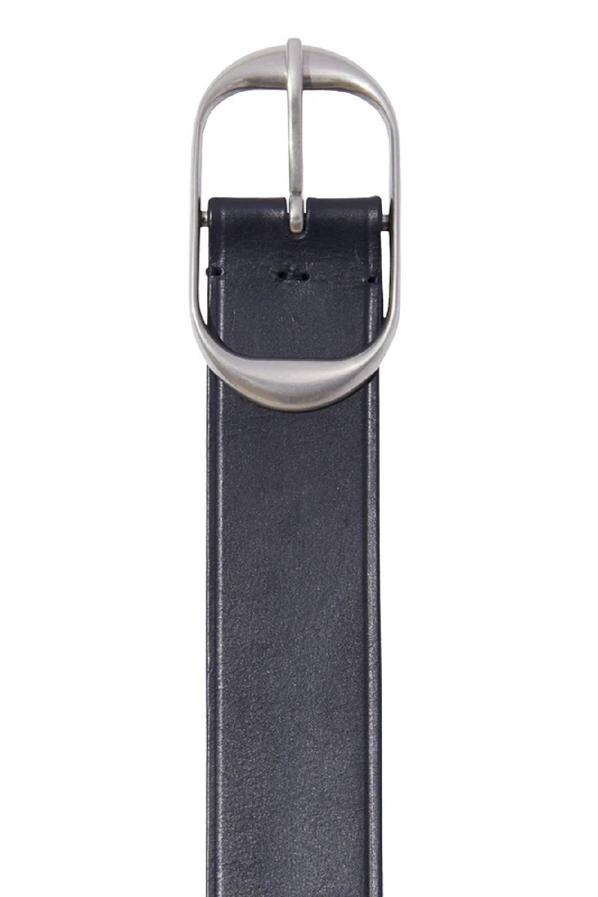 Nili Lotan Nili Belt - Black W/Antique Silver Buckle