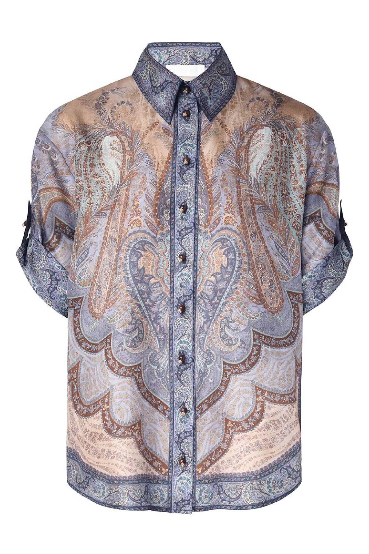 Zimmermann Wanderlust Short Sleeve Shirt