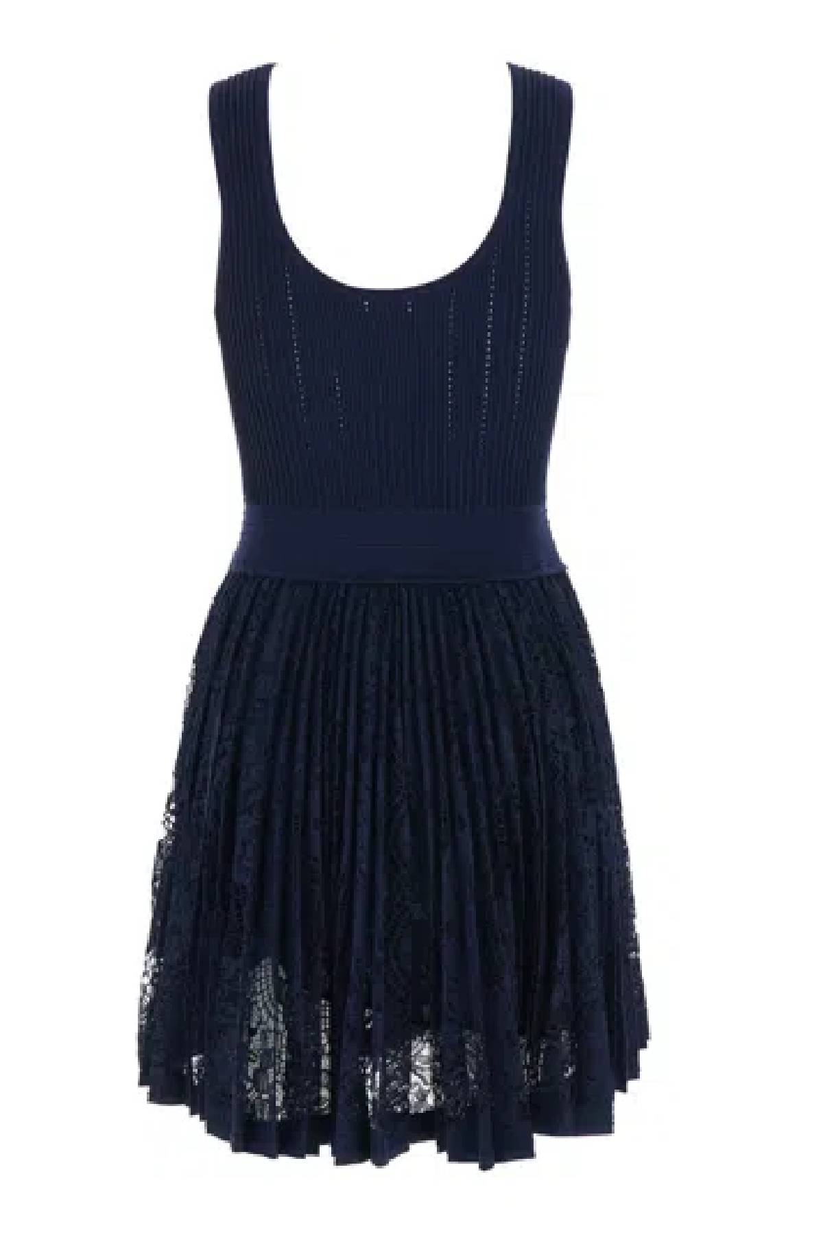 Simkhai Ellis Knit Lace Mini Dress