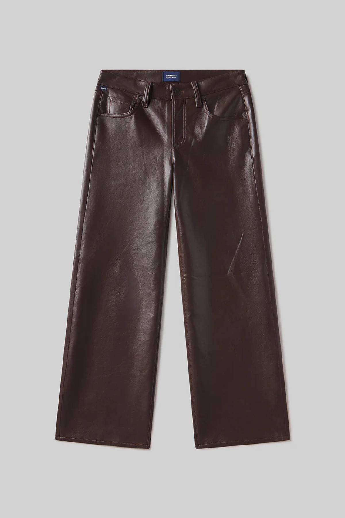 Citizens of Humanity Faye Vintage Straight Recycle Leather Pant