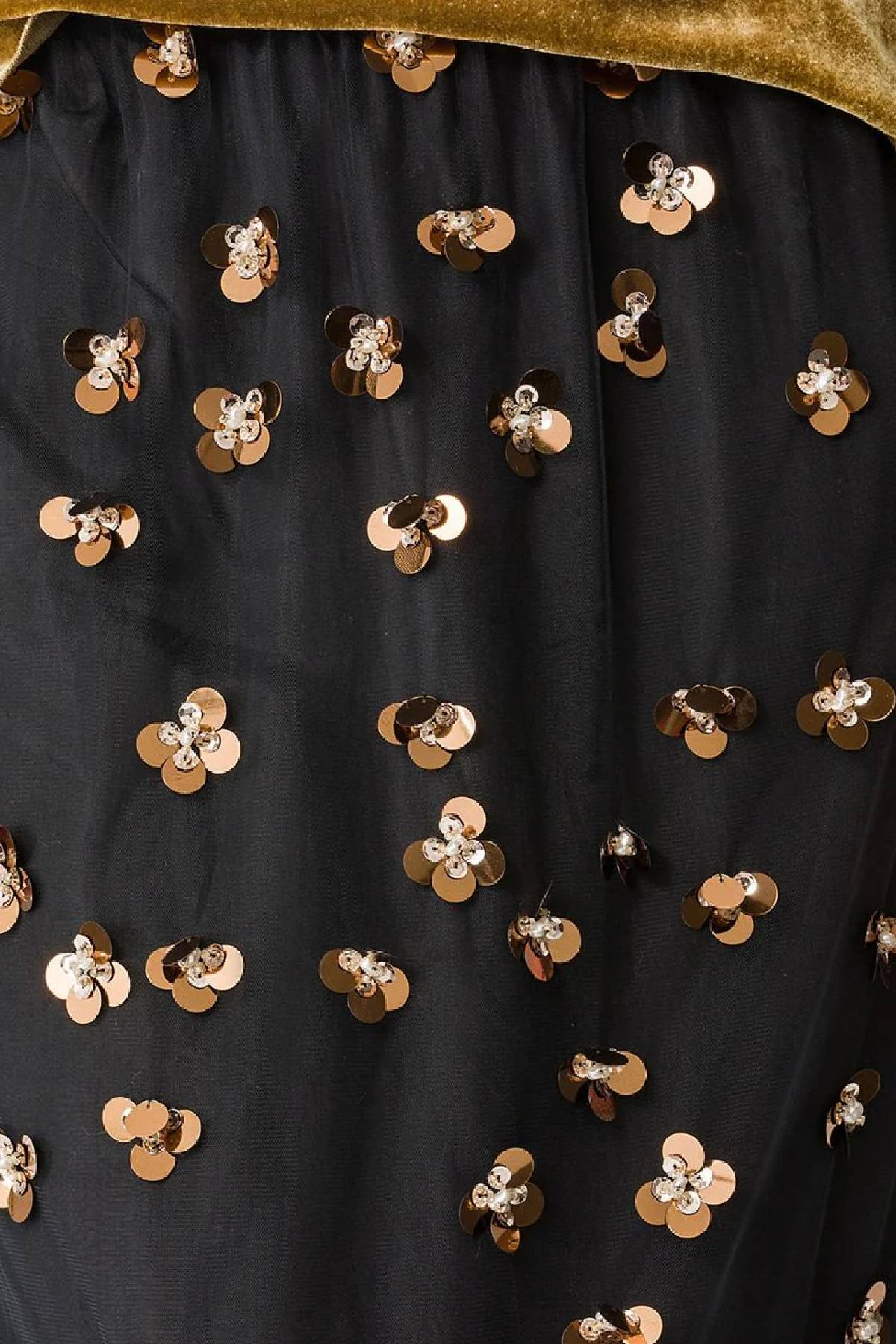 Forte Falda elegante de tul con bordado "Petites Etoiles"