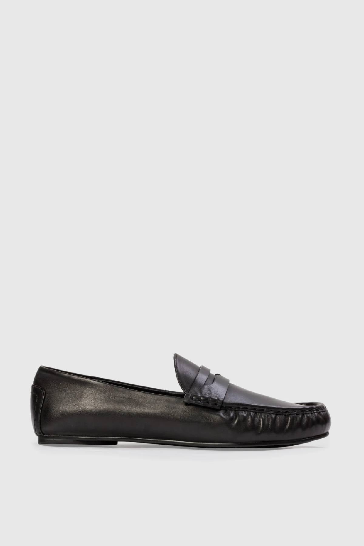 Black Suede Studio Darlyn Loafer