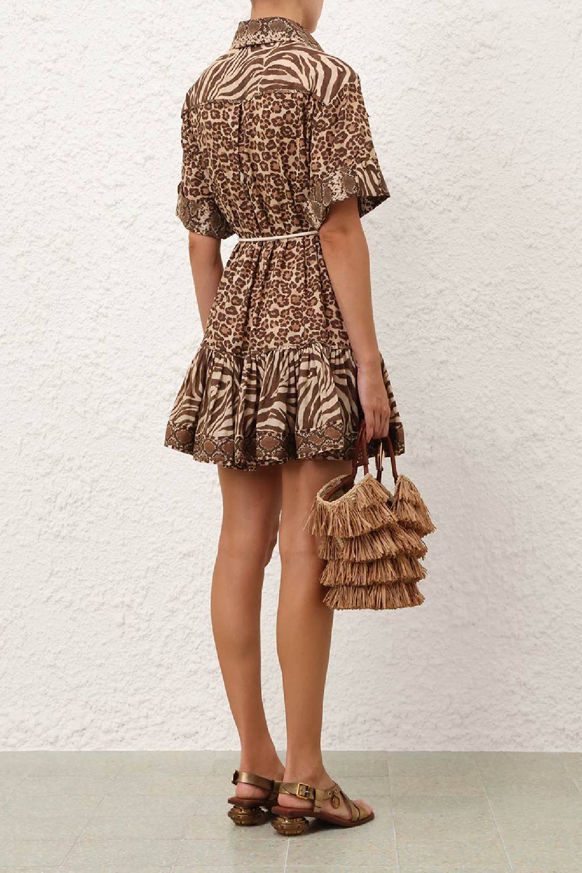 Zimmermann Wanderlust Lantern Mini Dress