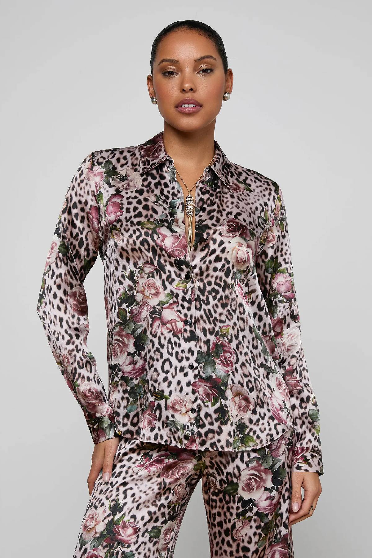 L’AGENCE Tyler Silk Blouse