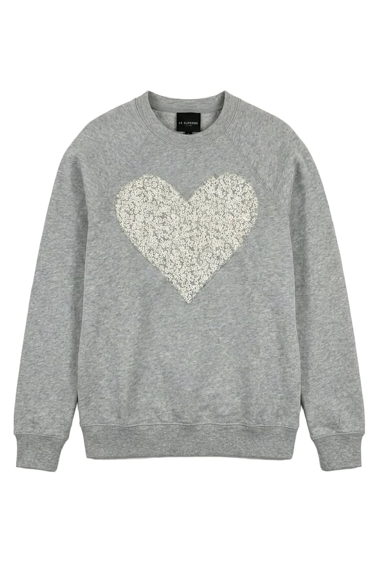Le Superbe Prep Love Crewneck Sweatshirt