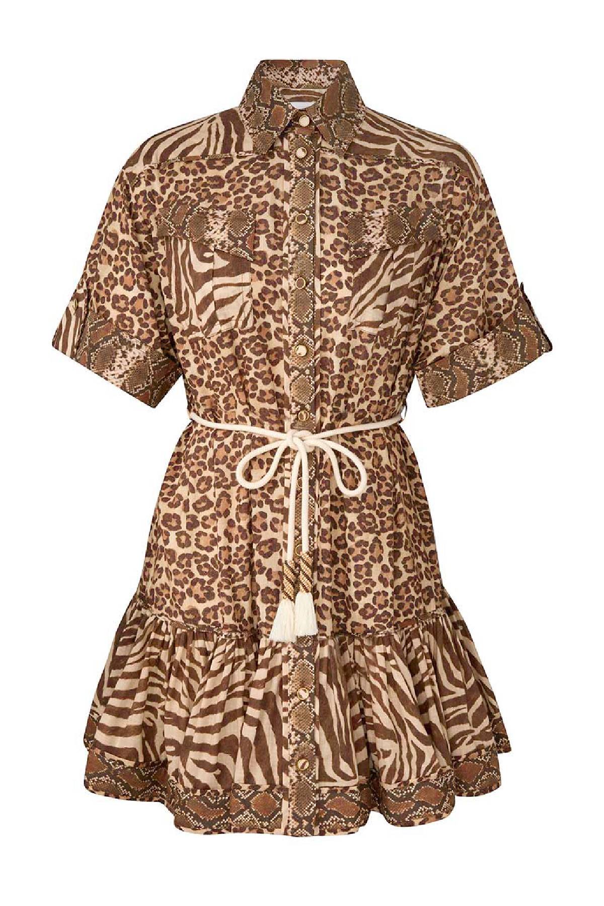 Zimmermann Wanderlust Lantern Mini Dress