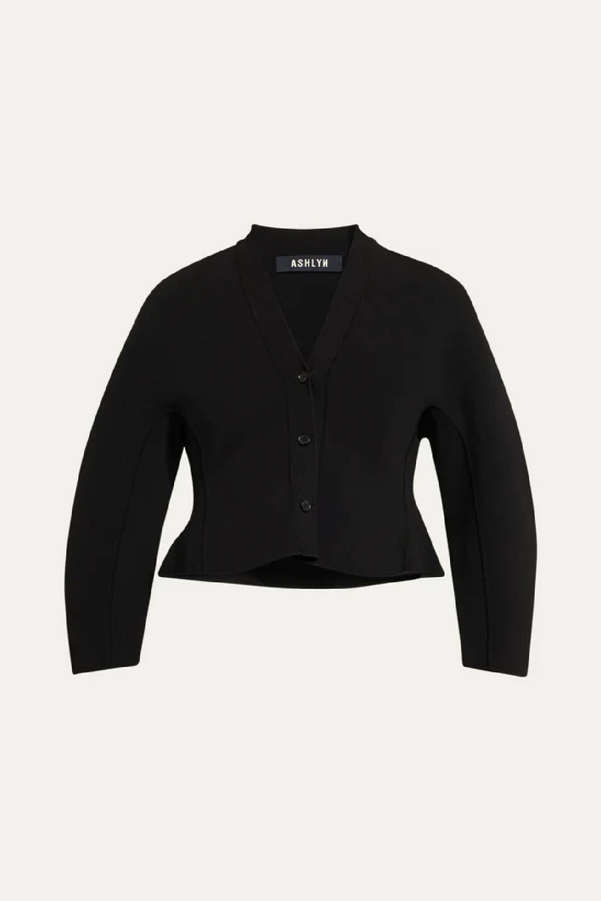 Ashlyn Henry Knit Cardigan - Black