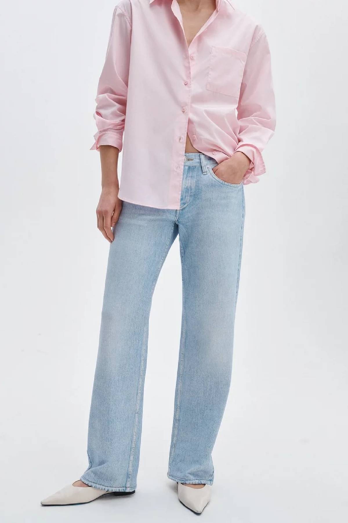 Rag & Bone Miramar Terry Saige Full Length Jeans