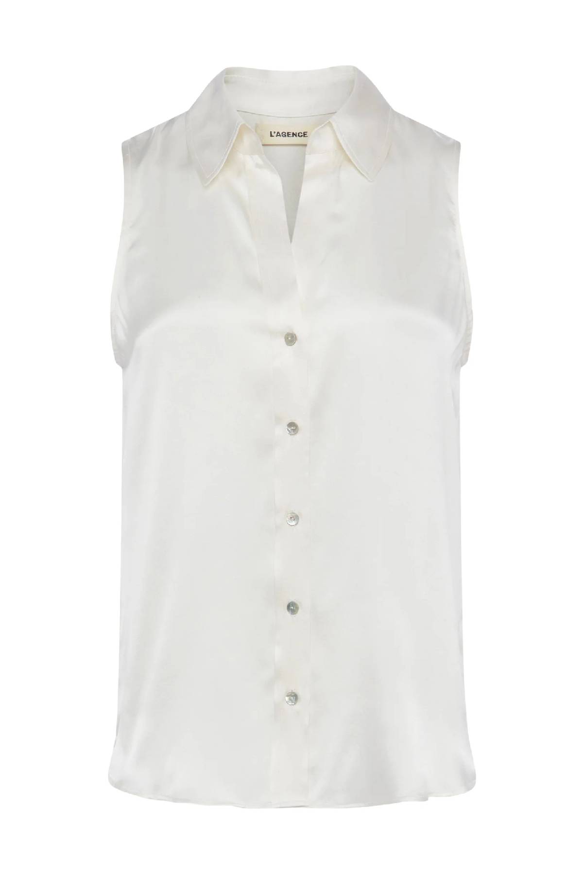 L’AGENCE Emmy Sleeveless Silk Blouse