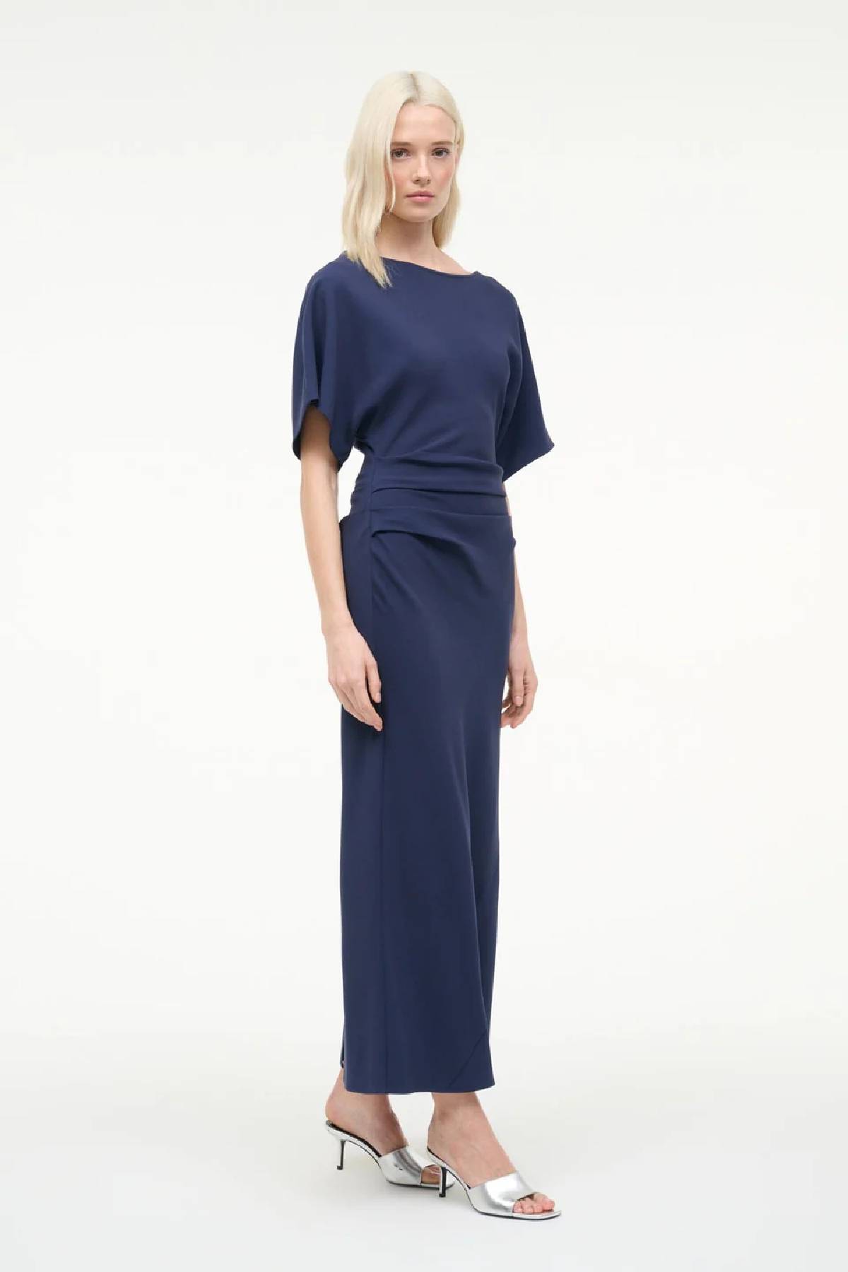 Staud Amelie Dress - Navy