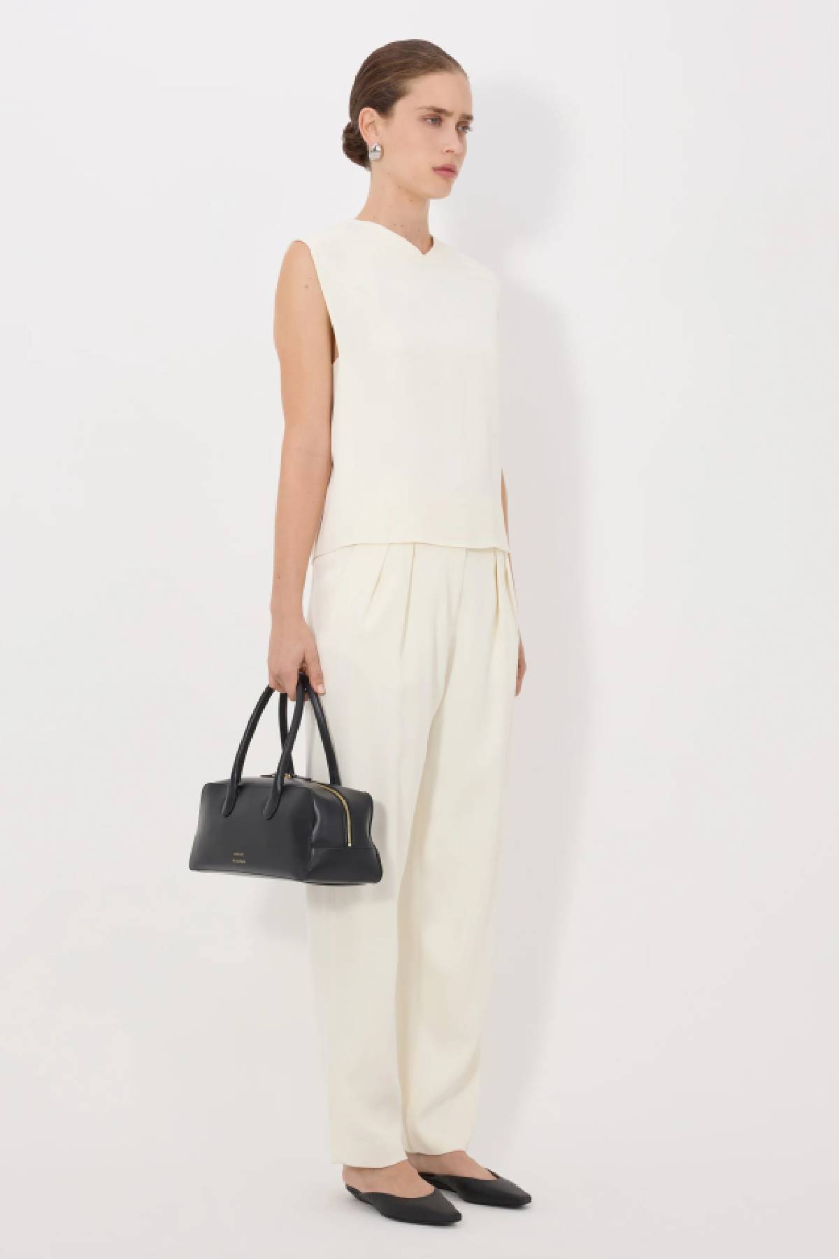 Loulou de Saison Daika Boxy V-Neck Top