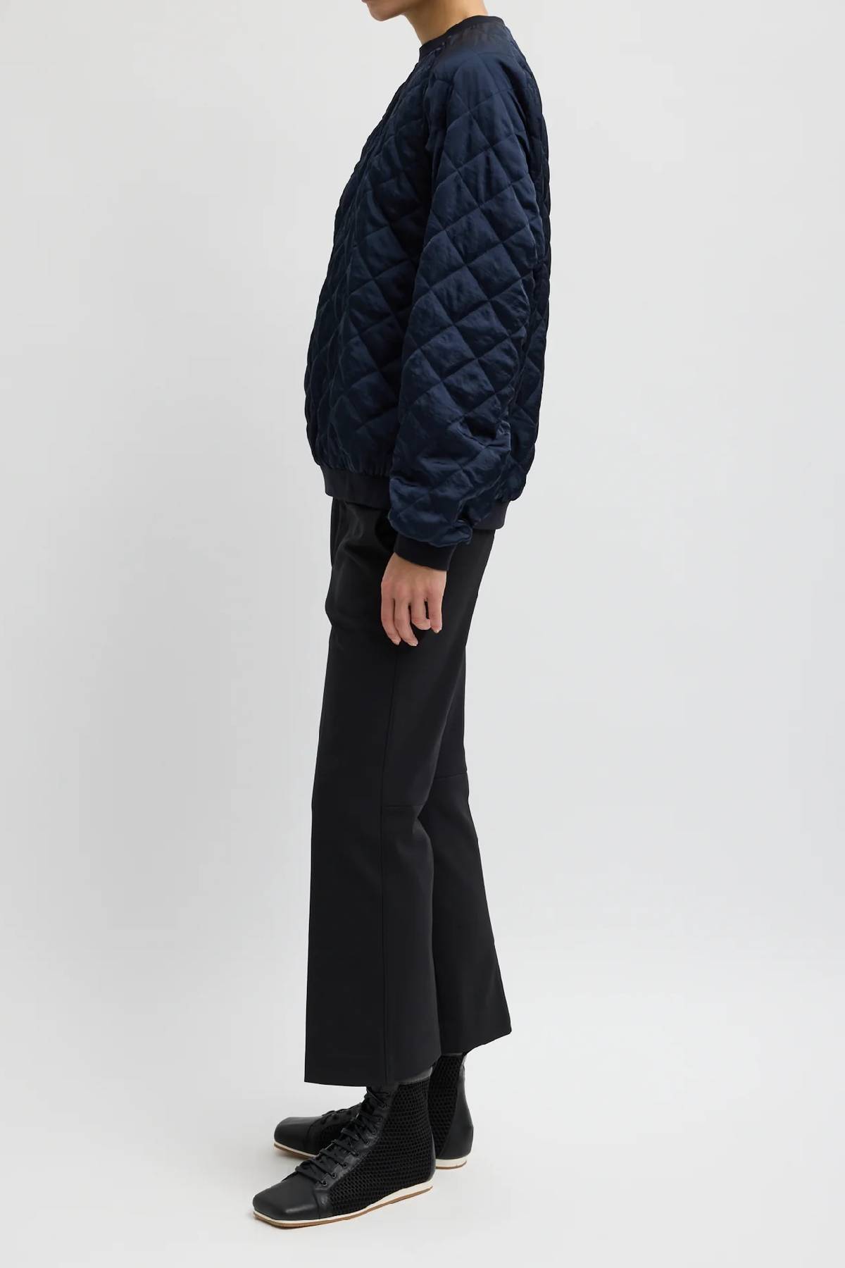 Tibi Cozy Quilting Sweatshirt
