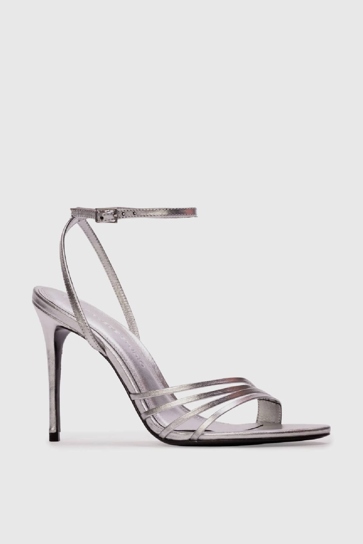 Black Suede Studio Ella 100 Sandal