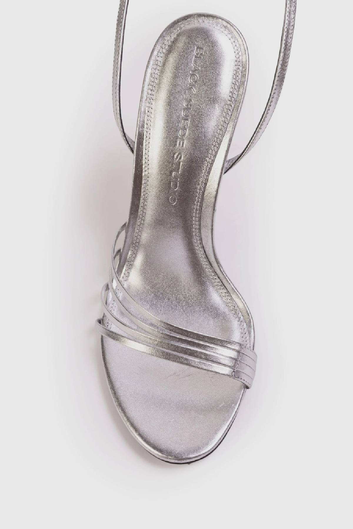 Black Suede Studio Ella 100 Sandal
