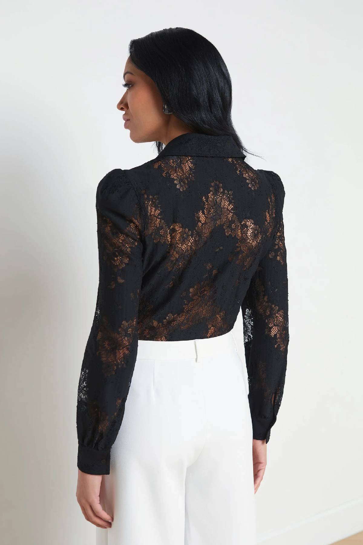 L’AGENCE Jenica Lace Blouse