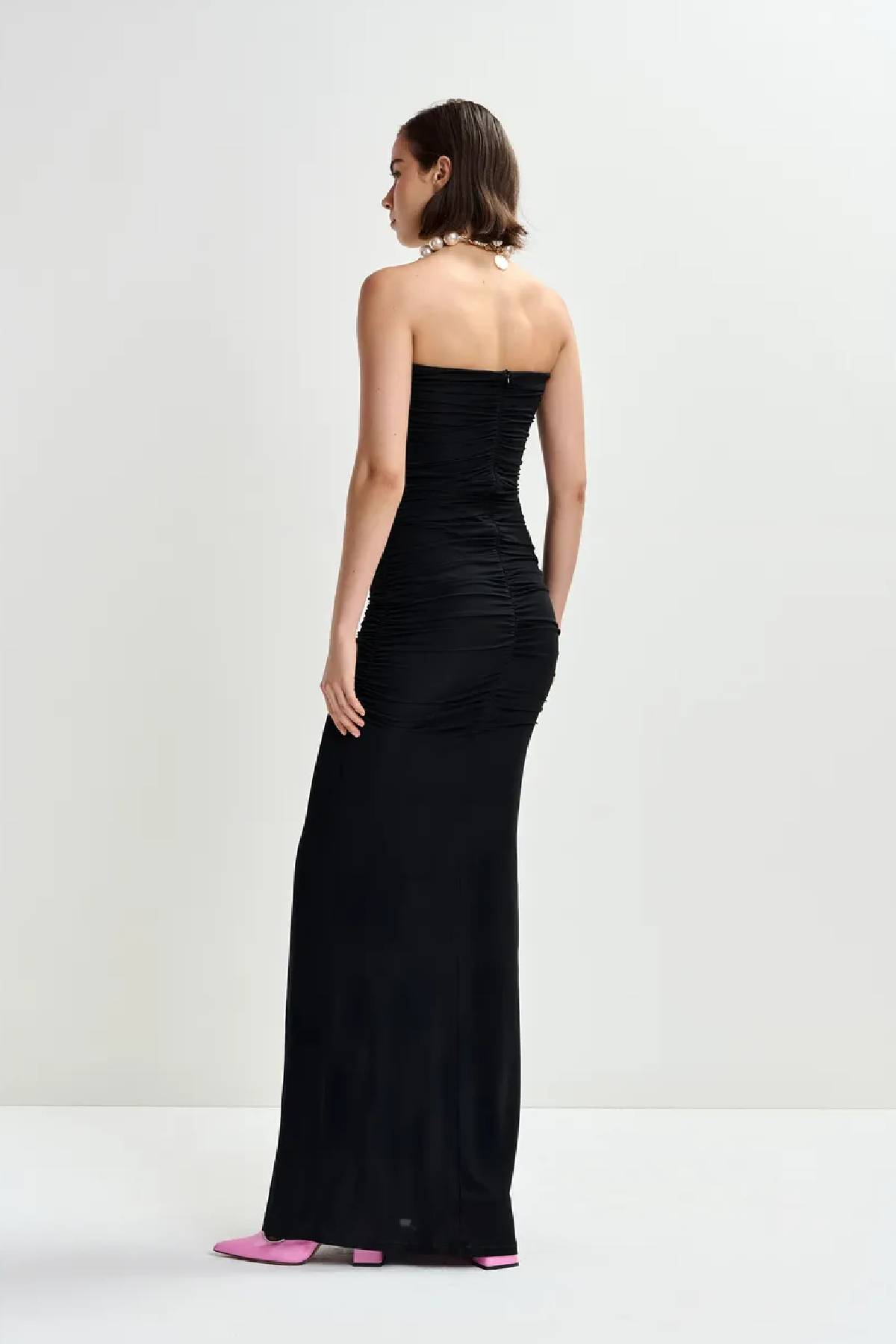 Essentiel Antwerp Strapless Maxi Dress - Black