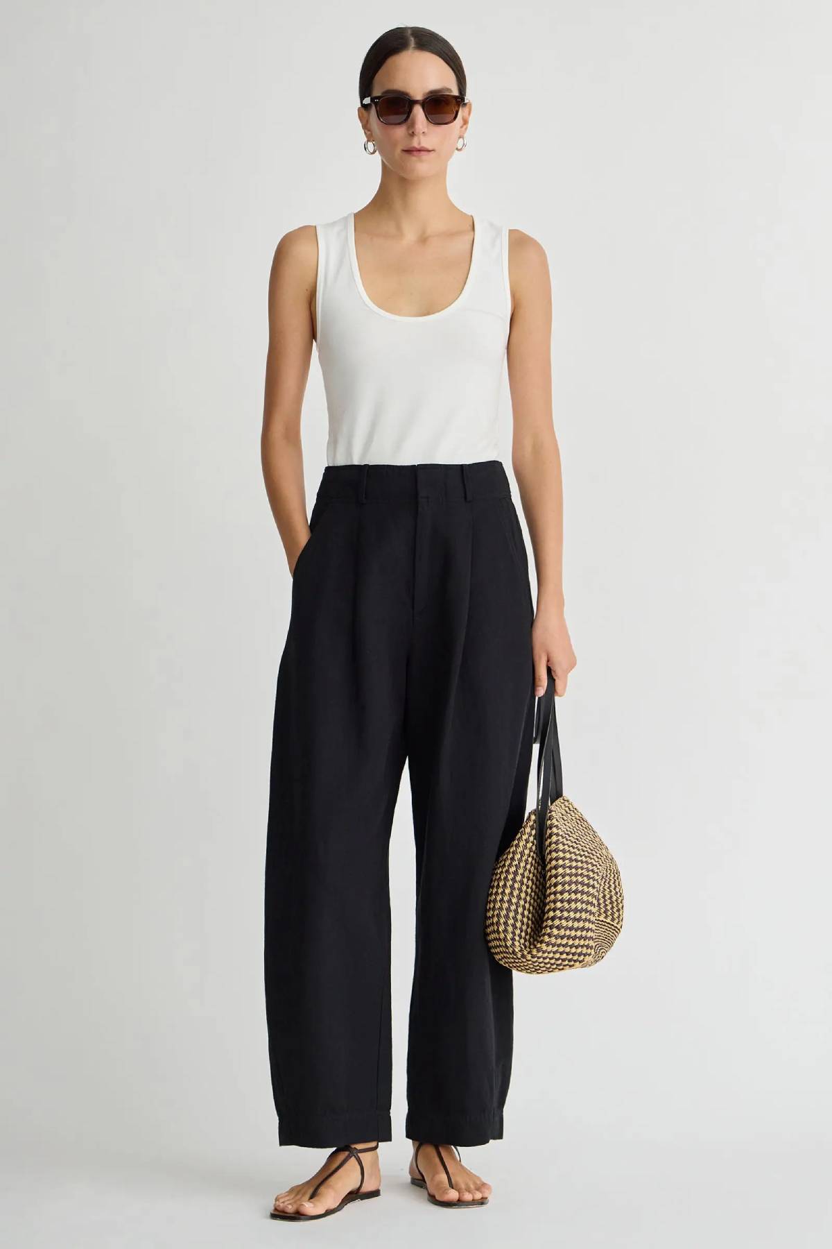 Apiece Apart Bari Crop Trouser