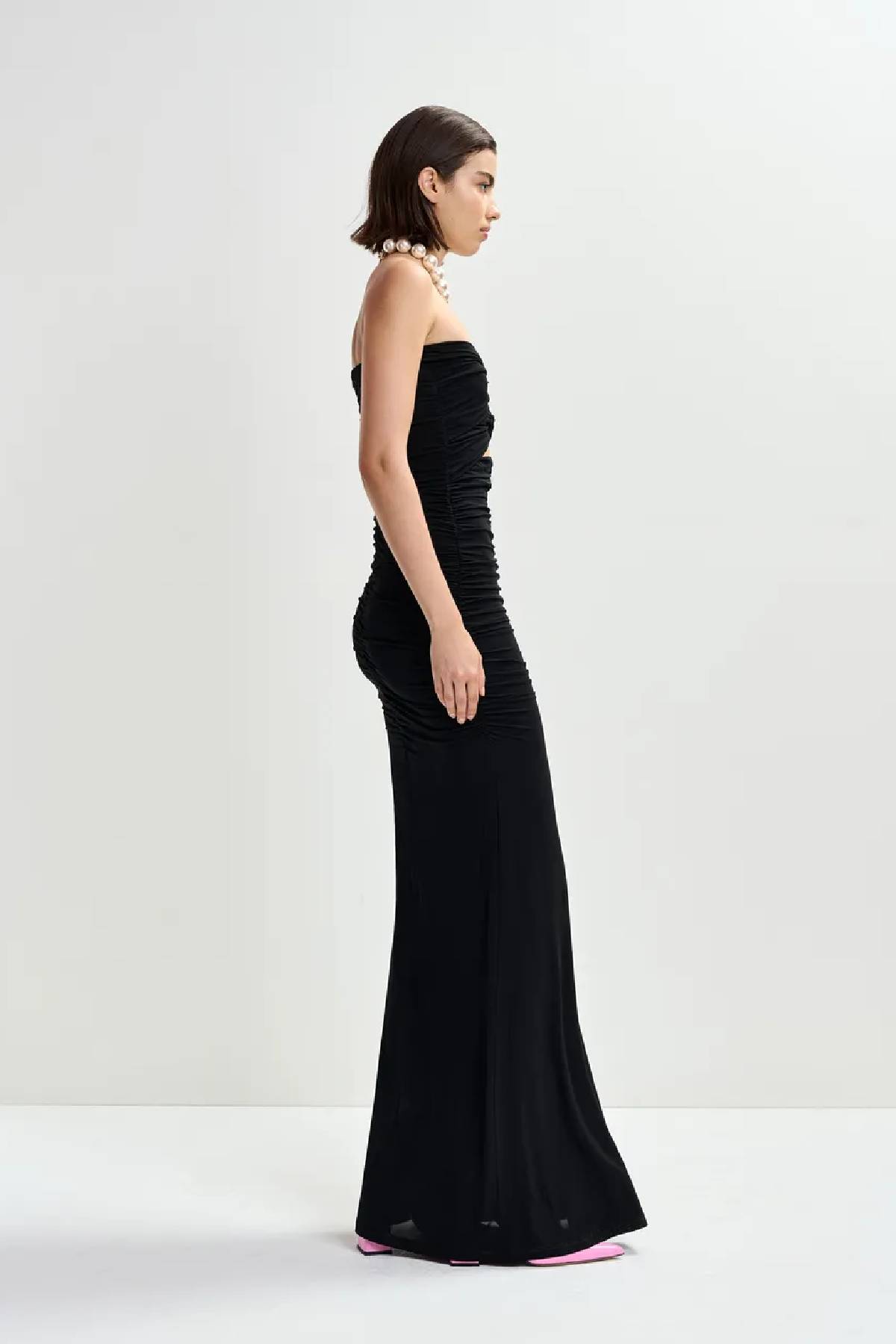 Essentiel Antwerp Strapless Maxi Dress - Black